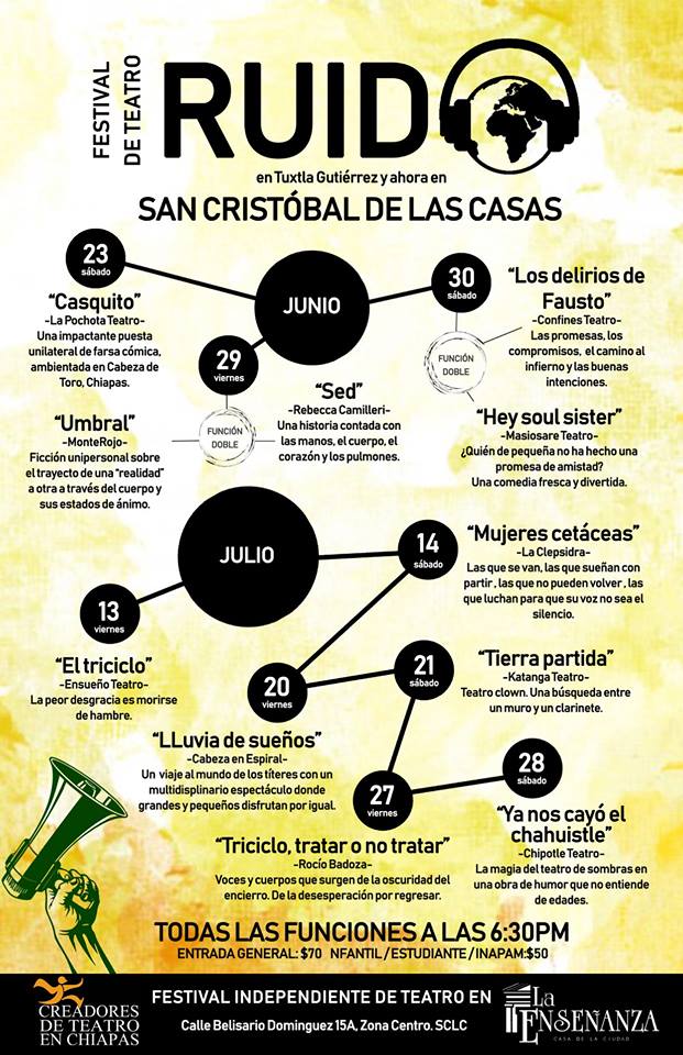 ¡Mañana comenzamos con el festival de teatro!