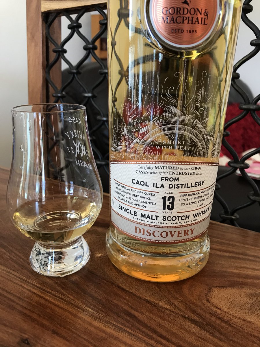 Bought this <a href="/gordon_macphail/">Gordon & MacPhail</a> bottle  the back of some rave reviews on a recent tweet tasting from <a href="/TheWhiskyWire/">Steve Rush</a>. The comments were right. Great old style fruity earthy Caol Ila. Thanks to <a href="/fhwines/">Fountainhall Wines</a> for the usual great service.