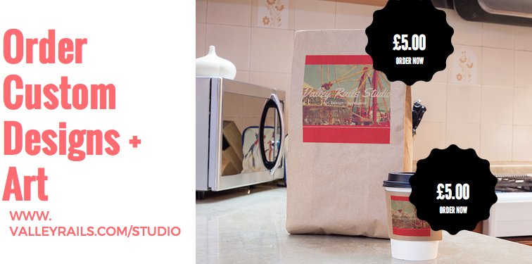 ValleyRails's tweet image. Only £5 #PatternFabric Order- valleyrails.com/studio.html