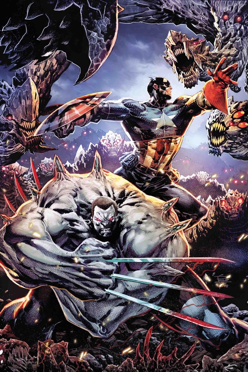 philipsytan's tweet photo. #WeaponH #CaptainAmerica #Hulk #Wolverine #Marvel #comics #art #Copic #Deleter #アメコミ #漫画 #PhilipTan #陳堉林

#colors by #RomuloFajardoJr
#pen and #ink by yours truly

#cover to #WeaponH7 story by @gregpak art by #ArioAnindito https://t.co/zvxtZXAnTT