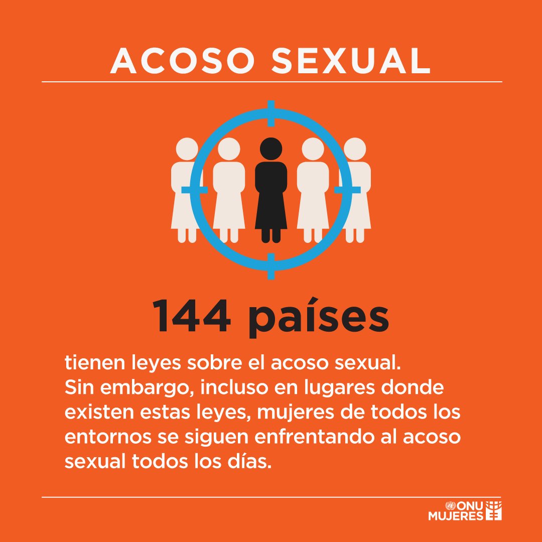 Necesitamos #EnfoqueDeGénero para luchar contra el acoso sexual manifestado en todos los espacios que permitan que niñas y mujeres sean libres de este tipo de violencia y las agresiones no sean normalizadas ni permitidas.