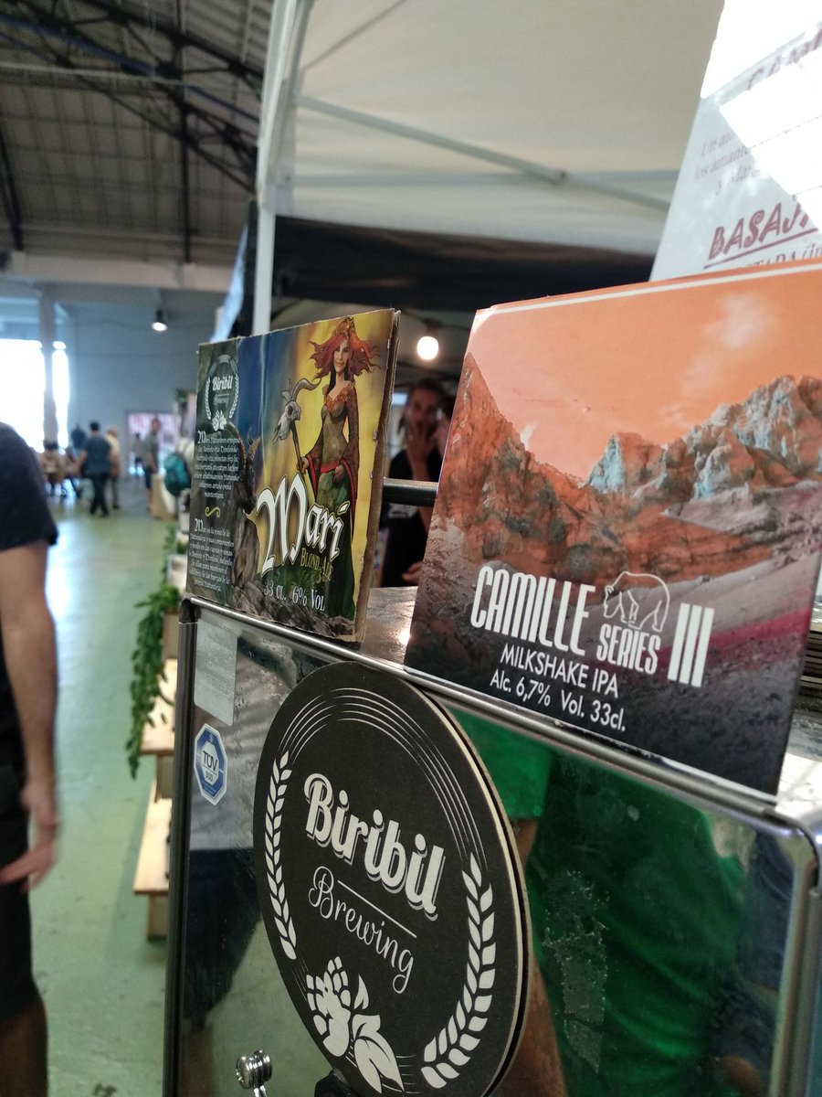 BiribilBrewing's tweet photo. Hasi da @SANFERBEERFEST comienza! como  novedad y exclusividad nuevo lote de CAMILLE III, hoy y mañana solo en #Geltoki https://t.co/OxO8DlYYCc