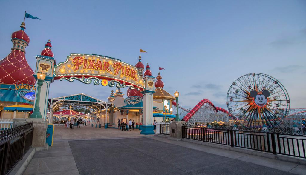 Pixar's tweet photo. Incredible adventures await! #PixarPier opens tomorrow at @Disneyland Resort. https://t.co/n6BDA3qnQC
