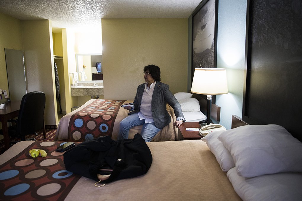 LandisImages's tweet image. On the campaign trail with Lupe Valdez: Former Dallas County sheriff has  bootstrapped her run for Texas governor with marches, miles and modest  hotels. See behind the scenes photos &amp;amp; videos from her early campaign here:  interactives.dallasnews.com/2018/on-the-ca…  @dallasnews @LupeValdez #TDP18