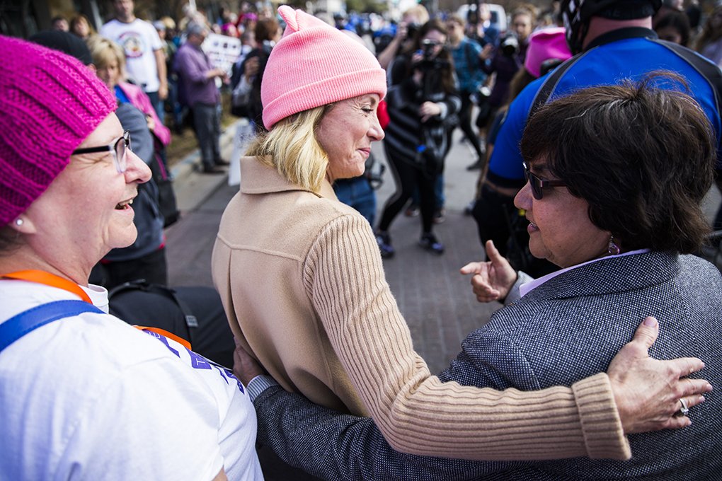 LandisImages's tweet image. On the campaign trail with Lupe Valdez: Former Dallas County sheriff has  bootstrapped her run for Texas governor with marches, miles and modest  hotels. See behind the scenes photos &amp;amp; videos from her early campaign here:  interactives.dallasnews.com/2018/on-the-ca…  @dallasnews @LupeValdez #TDP18