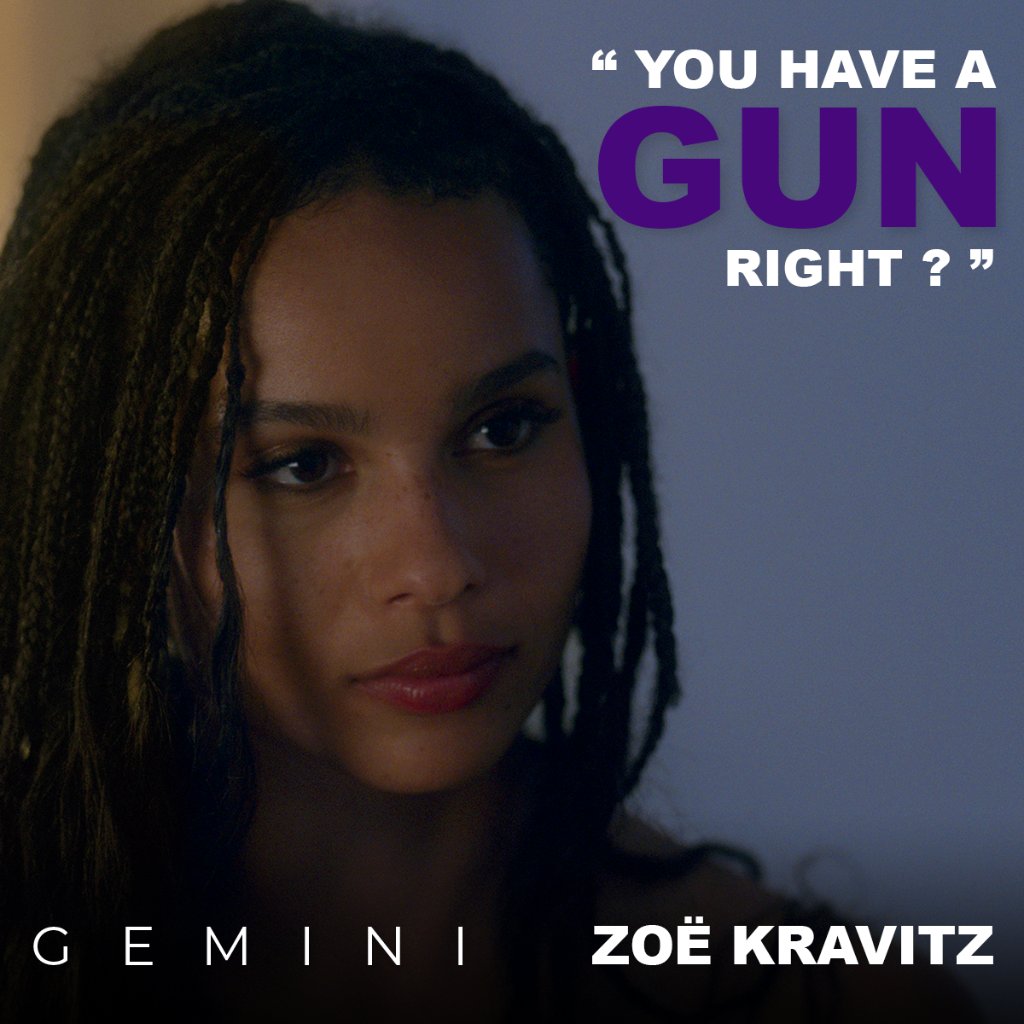 Zoe Kravits as Heather Anderson - Hollywood's latest fallen star #GeminiMovie

uni.pictures/Gemini
On Blu-ray and Digital 6/26