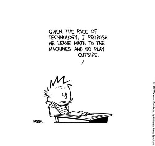 CrayonBigData's tweet photo. Be like Calvin. And let the machines do their thing. Enjoy the #weekend, folks! 
#FridayFunny  #weekendvibes #CalvinAndHobbes #comics #CrayOnCrayOff https://t.co/Y9oe3xKZN1