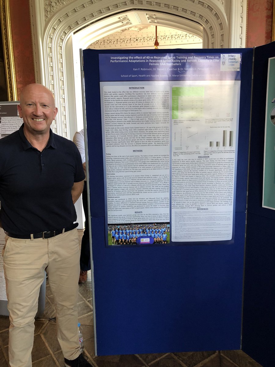 Retweeted Ken Robinson (@robinsonke): Proud to present @StMarys_SandC @StMarysSportSci and thanks to @stephen_patt and @dr_jump_uk for their support and guidance and @dublinladiesg senior football participating in the study