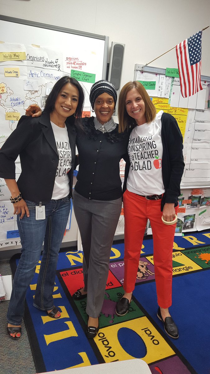 SHMrsGarza's tweet photo. We did it!! Final day of GLAD training! #MyMISD #finchfalcons #finchelementary #beGLADtraining https://t.co/jiReaLd92A