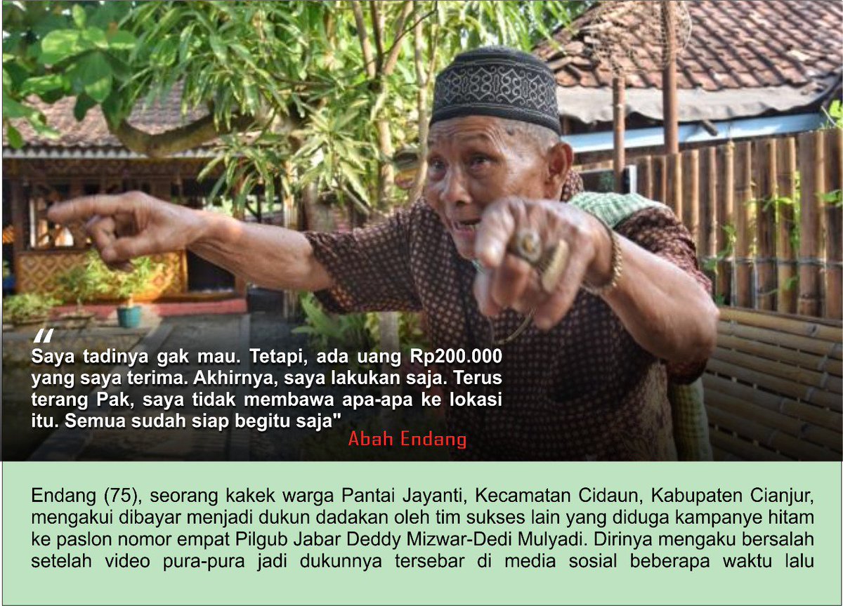 Abah, sehat terus nya bah, keun weh jalmi anu miwarang abah ngabohong mah sing di tampi iman islamna😂 #StopKampanyeHitam