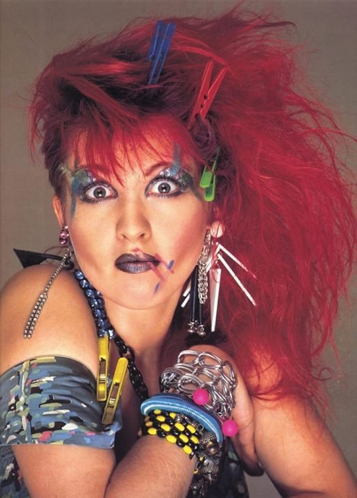 Happy birthday to Cyndi Lauper. Photo c.1983. 