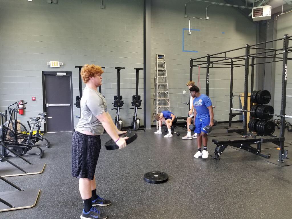 BBSfootball's tweet photo. Heading into the @tssaa mandatory dead period bigger, faster, and stronger! #weareBUCCANEERS https://t.co/zSsVSQemRf