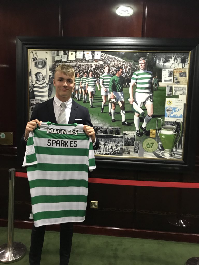 So proud to have signed @CelticFC put my thanks through to God and my family, can’t wait to get started!
