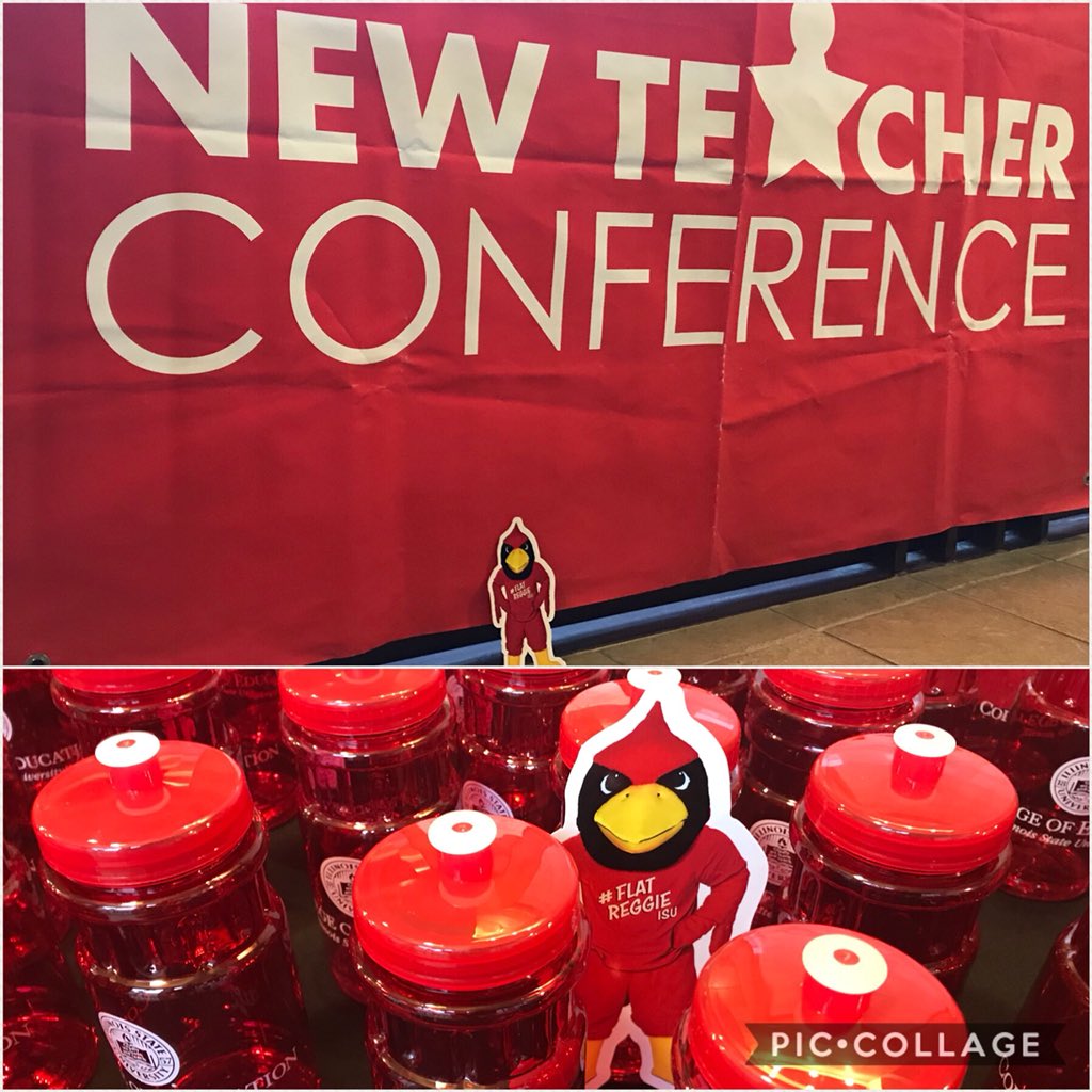 #FlatReggieISU is excited for today’s <a href="/educationISU/">Education at ISU</a> #NTConISU