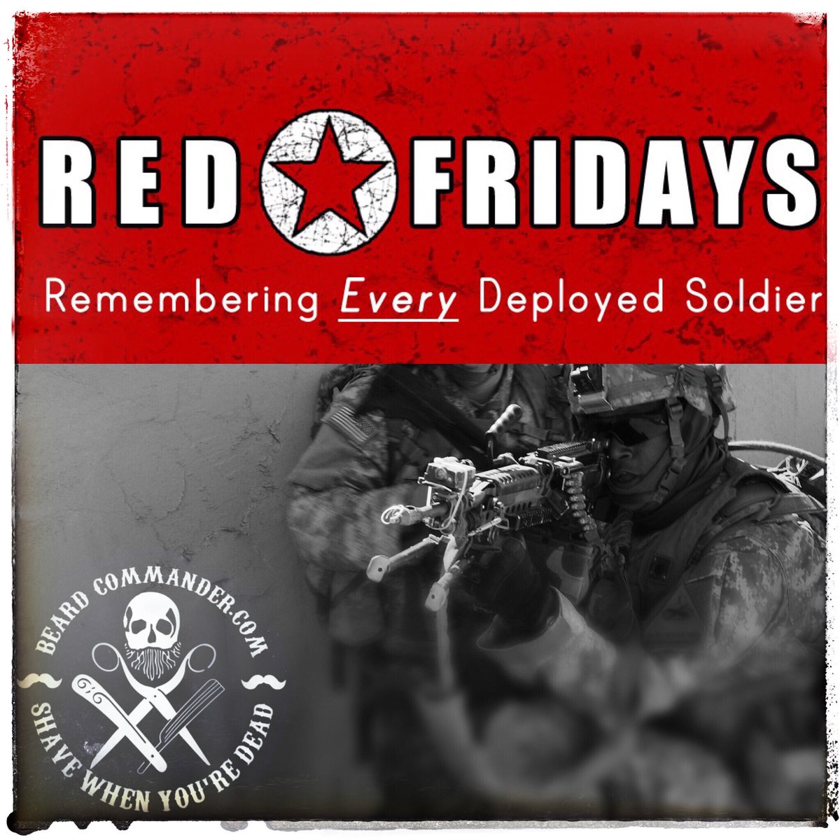 BeardCommander's tweet image. GOOOOOOOD MORNIN BEARD COMMANDER FAMILY!

It’s another great RED Friday! It may have been a hard week for some of us, but let’s pause today and be grateful for those defending for us at all costs! We are grateful for those who are serving and protecting our freedom! THANK YOU!
