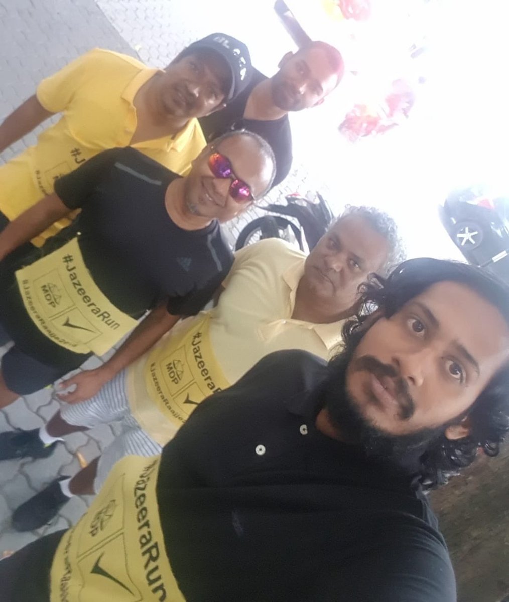 Eithimeethi's tweet photo. Chairperson Uz HassanLatheef, Deputy Chairperson ali_niya, Spokesperson Uz Imthiyazfahmy, Youth Wing Raees MickailNaseem adhi Youth member Mrsays_ dhookollaifi
#JazeeraRun
#JazeeraRaajje https://t.co/Aas4jLs856