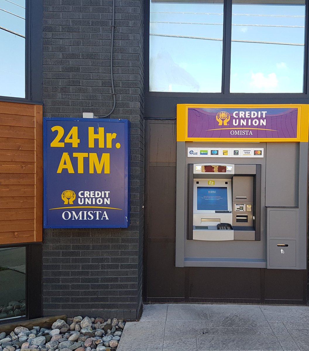 OMISTA Credit Union on Twitter: "Our new walk up ATM settled into OMISTA Credit Union on Twitter: "Our new walk up ATM settled into