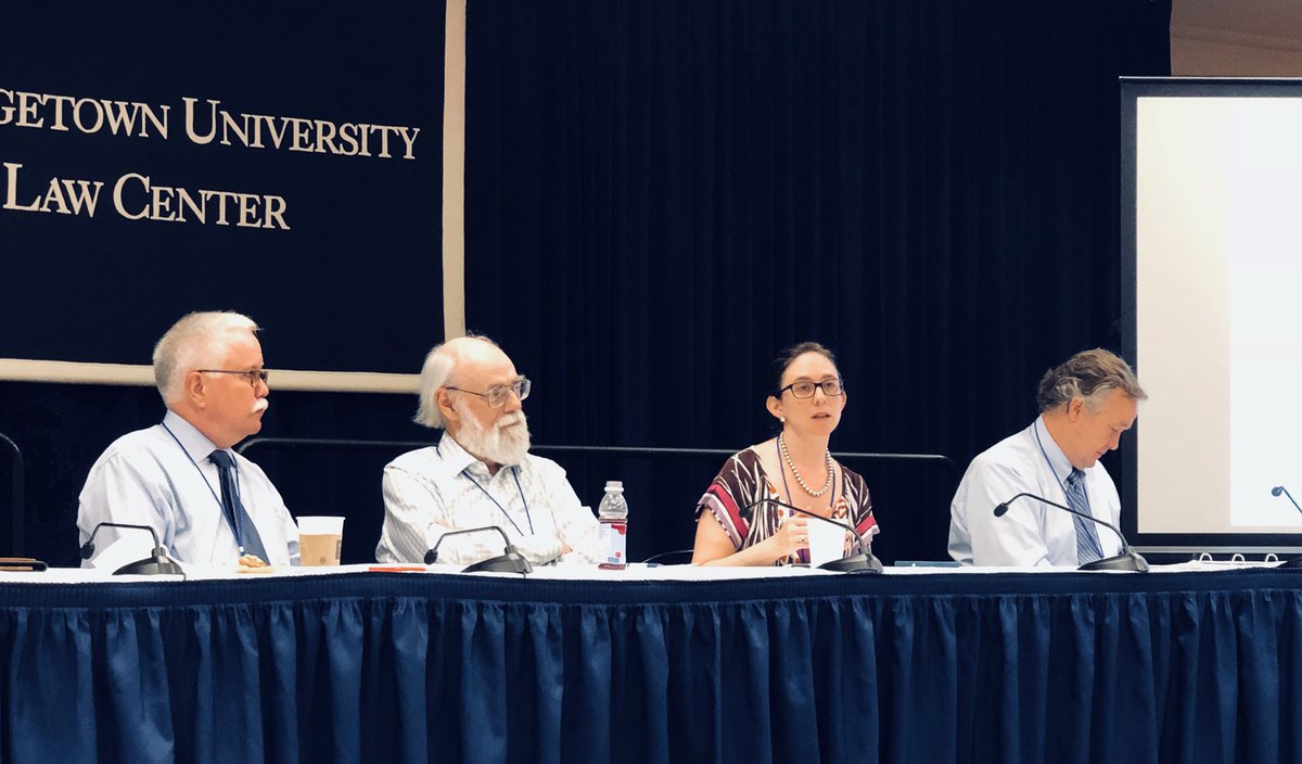 oneillinstitute's tweet photo. Experts from @GeorgetownLaw and the Health Policy Institute discuss mega-shifts in health care coverage, access and services - ongoing reforms of the ACA, Medicare, Medicaid and other programs @TimWestmoreland @DaniaPal #Georgetown #ONeillSummerProgram https://t.co/oeaZeHBZLG