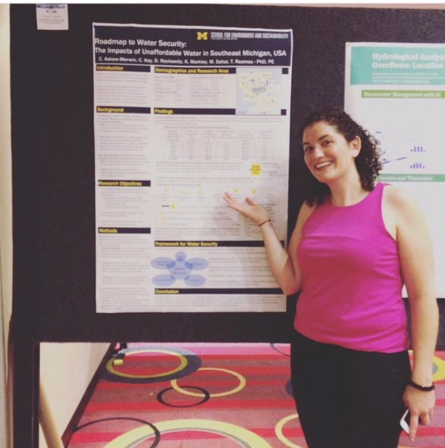 DahliaDC's tweet image. Glad to be able to rep @UMSEAS and the #watersecure team at this week's #watersecurity2018 conference in Toronto. A great opp to discuss our research and the imperative to provide safe and affordable water to all Detroit Metro residents.