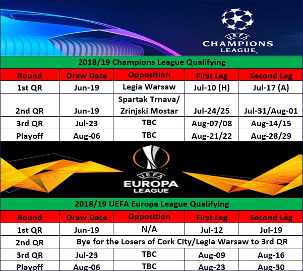 uefa europa league 2018 19 fixtures