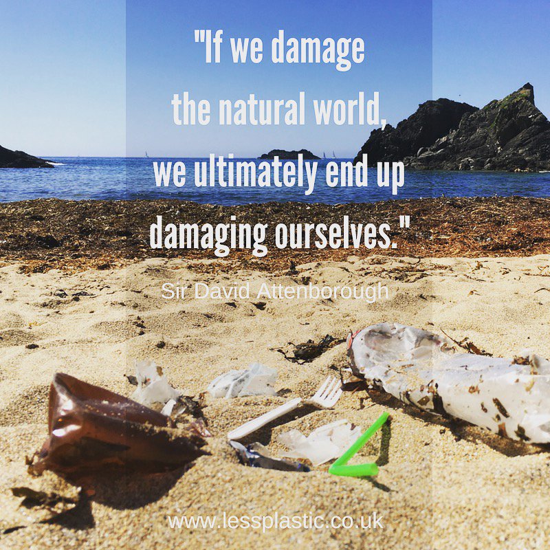 Sir David Attenborough puts it perfectly 💚🌍🐋🐬🐢🐟

#BluePlanet2 #NatureIsAwesome #LoveNature #ProtectWhatYouLove #NoBlueNoGreen #OceanOptimism #HappyHero #BreakFreeFromPlastic #BeatPlasticPollution #PassOnPlastic #PlanetOrPlastic #UseLessPlastic #LessOceanPlastic