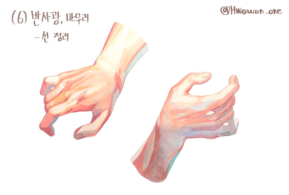 Hwawon_one's tweet photo. 작년에 그렸던 게 좀 아쉬워서 좀 더 완성도 있게 그려본 손 채색 과정..! 역시 백업용이니 참고용으로 사용하실 분이 있으시다면 표기 지우지 마시고 사용해주세요~ https://t.co/2S9ypAbHeJ