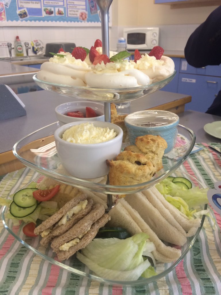 OAHemsworth's tweet photo. Afternoon Tea baked and served by Y12 BTEC Hospitality #amazing #yum https://t.co/bnWInTRpTv