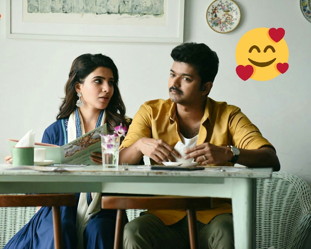 VickyVjAddict's tweet photo. Box office King & Queen ❤🔥
#BlockbusterPair @actorvijay @Samanthaprabhu2 😍 https://t.co/YEn6iQajWO