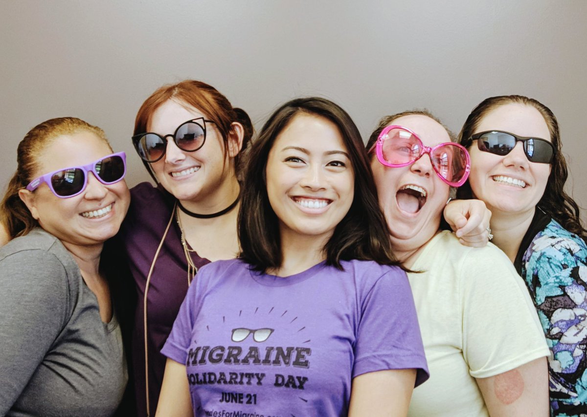So many fantastic photos from #MigraineSolidarityDay 2018! Thank you all for sharing 💜 Hope everyone had a great day!
#shadesformigraine #MHAM #notalone #Migraine #Headache