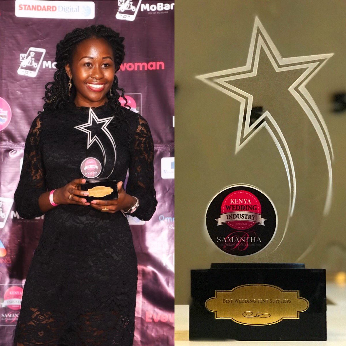 NomadicTentsLtd's tweet photo. Thank you to all our fans for voting us “Best Wedding Tent Supplier” at the #KenyaWeddingIndustryAwards https://t.co/bkC71kGLlW
