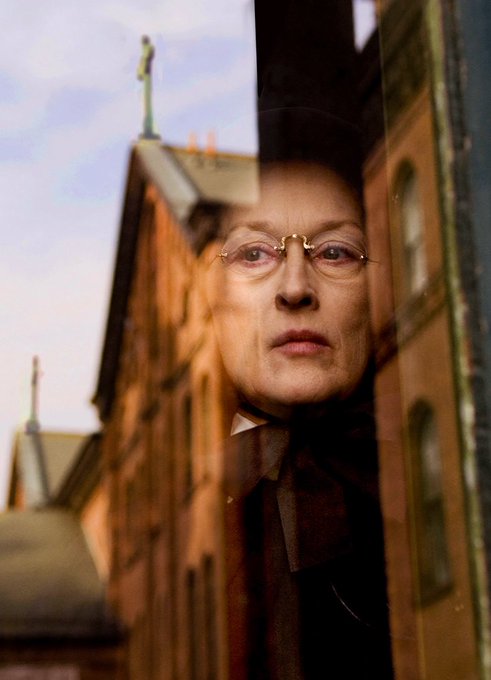 Happy birthday to the great Meryl Streep.
A spectacular photograph by Andrew Schwartz, on the set of Doubt, 2008 
