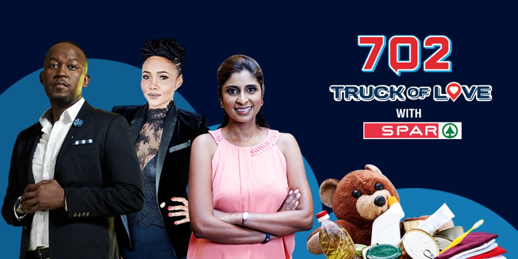 Radio702's tweet photo. Somebody needs our truck full of goodies, and the #702TOL with SPAR needs your direction. Nominate an organisation, charity or shelter and watch as the magic unfolds: https://t.co/lanL0eyS1u https://t.co/GZpsVti54x