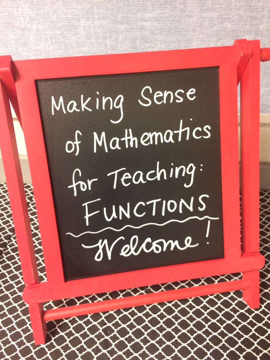 DrMRinehart's tweet photo. Kicking off a great day of PD at @Region18ESC! Making Sense of Mathematics for Teaching: Functions inspired by #MSMT68 and #MSMTHS, with great activities from @IllustrateMath, @TICalculators, @Desmos, & @NCTM!
#MTBoS #ITeachMath https://t.co/TIZiiuh2wK