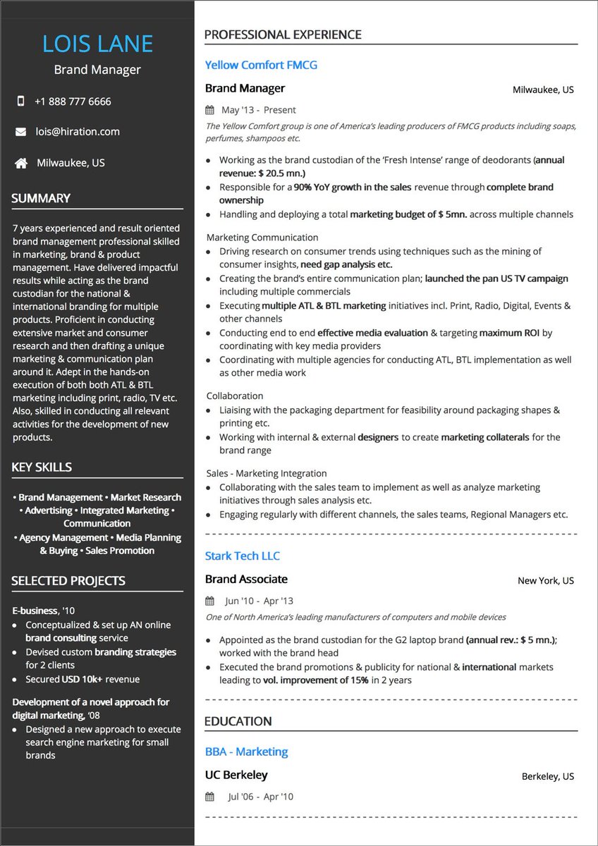 teamhiration's tweet photo. Our 2018 Guide on Resume Formats will talk about the different formats which you can use depending on your skills, qualifications and target profile.
Find out which one would suit your resume!
#hiration #resumetips #Resume #CV
https://t.co/c0gyIGEcV0 https://t.co/rTvvPXhL1u