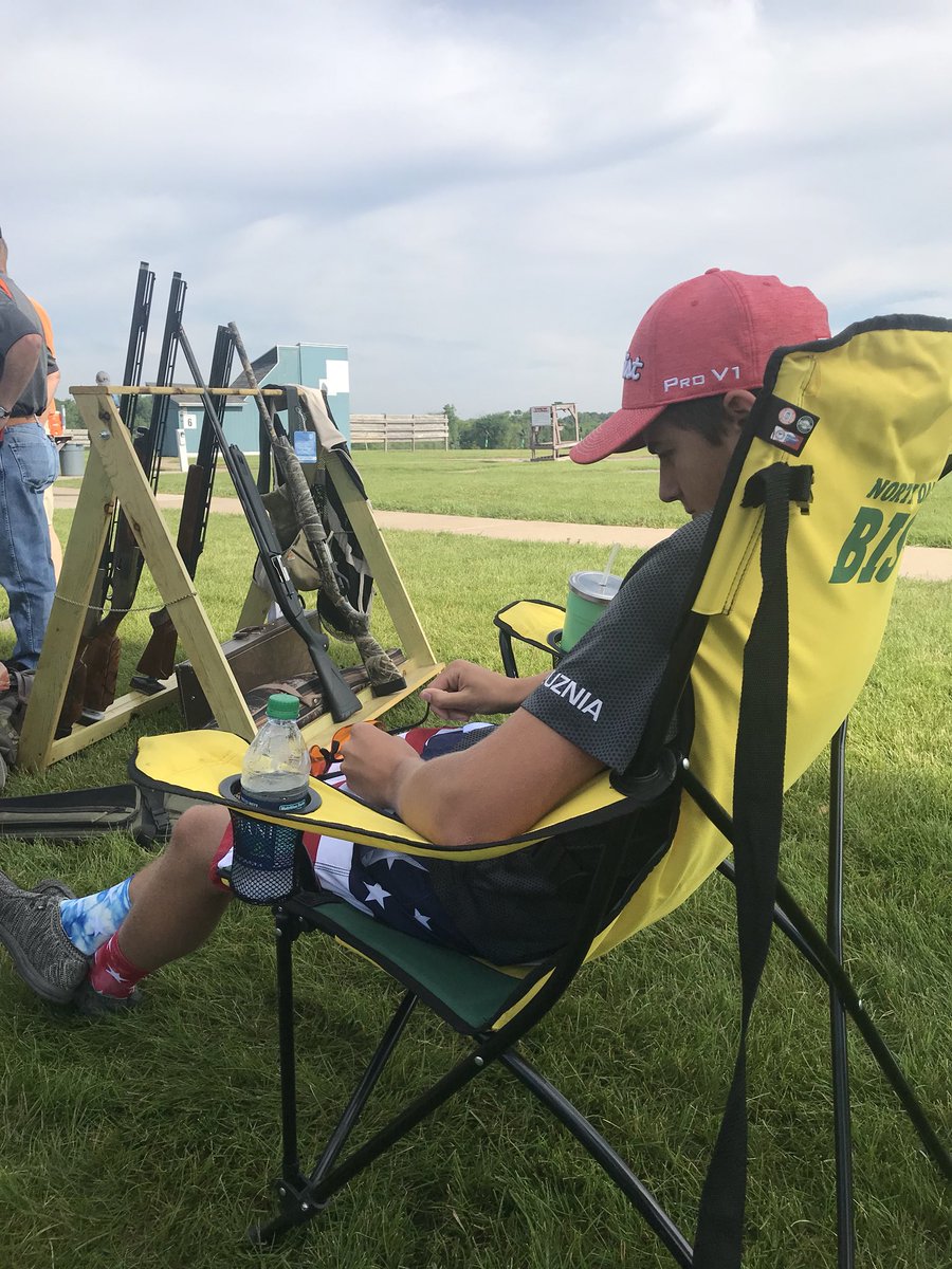 Ready to shoot for State Trap @ Minneapolis Gun Club. Team shoot in am and top 100 out of 12,000 kids in afternoon.  Since the start of High School Clay Target league 45,000,000 shots fired and no incidences.