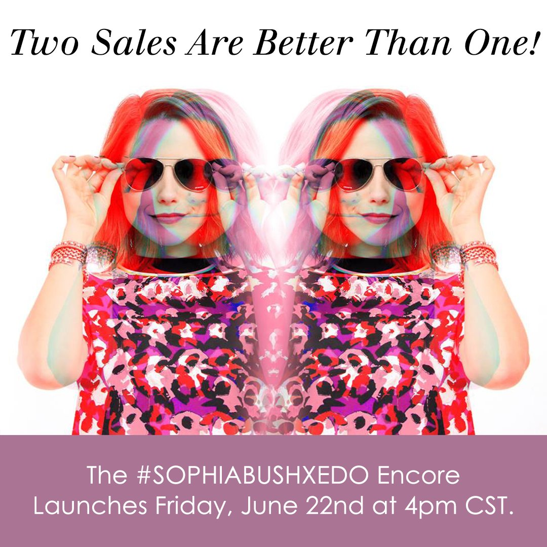 shopedropoff's tweet photo. @SophiaBush is back! Kicking off today at 4pm CST you can shop 250 items from her closet with a portion of proceeds benefitting #TheGirlProject. Happy Friday! #SophiaBushXEDO https://t.co/PycWTCuvnJ
