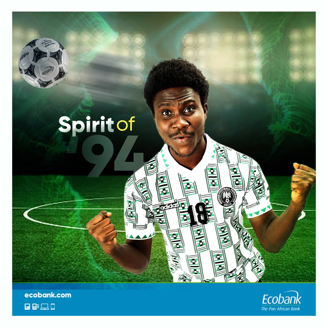 ecobank_nigeria's tweet photo. We reignite the power of '94 in victory.
Double tap if you are with us.
#Spiritof94
#326
#Xpressgoal https://t.co/UR6a7NkLZF