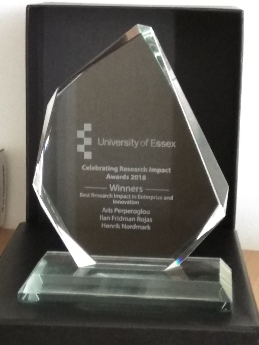 Aris Perperoglou (@drperpo) on Twitter photo Whoo Hoo! We got an award for Research Impact on Enterprise and Innovation Congrats to the team: Dr Fridman <a href="/irfnali1/">Ilan Fridman Rojas</a> , Dr Lausen, Dr City and last but not least (nor Dr) Mr Henrik Nordmark. Time for that PhD <a href="/henriknordmark/">Henrik Nordmark</a> ? Whoo Hoo! We got an award for Research Impact on Enterprise and Innovation Congrats to the team: Dr Fridman <a href="/irfnali1/">Ilan Fridman Rojas</a> , Dr Lausen, Dr City and last but not least (nor Dr) Mr Henrik Nordmark. Time for that PhD <a href="/henriknordmark/">Henrik Nordmark</a> ?