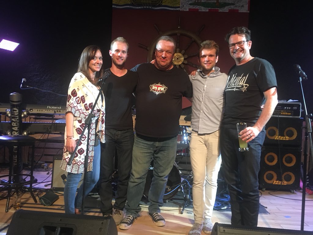 InsuranceInsSA's tweet photo. The winners of the 6th annual Battle of the Insurance Bands is...... Orange Whip! They rocked the house and their battle song Little Bones! #boibSA https://t.co/moqE0pYbme