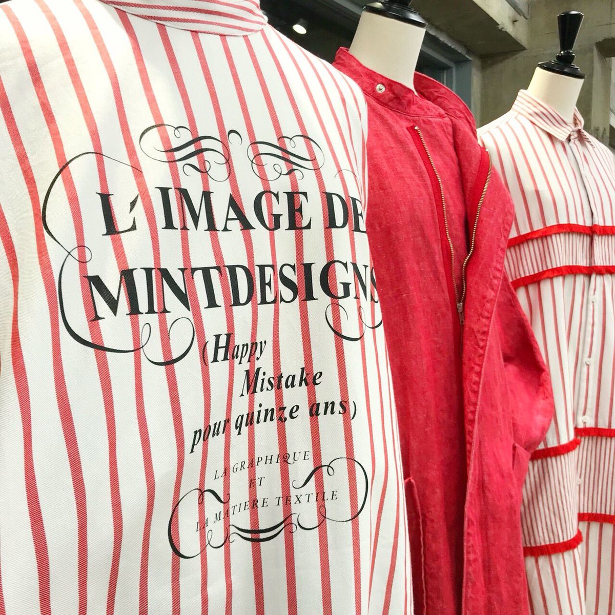 mintdesigns_ao's tweet photo. 〈INFORMATION〉
6/23(sat)〜6/25(mon) 
明日から青山店限定で2019 S/Sデイリーライン"SKETCH mintdesigns"の新作オーダー会を開催いたします。フルラインナップが揃う特別な3日間となります。
※期間中は19時までの営業となります。6/26(tue)~6/28(thu)は店休日とさせていただきます。
#mintdesigns https://t.co/ec5Q6bsxPx