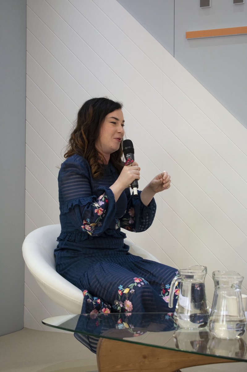 emachinpr's tweet photo. Decorated spaces designers Rachel Chudley and Edward Bulmer in conversation with Hatta Byng at @HandGFestival #rachelchudley #edwardbulmer #interiordesign #styleroom https://t.co/mXUWRlpl6g