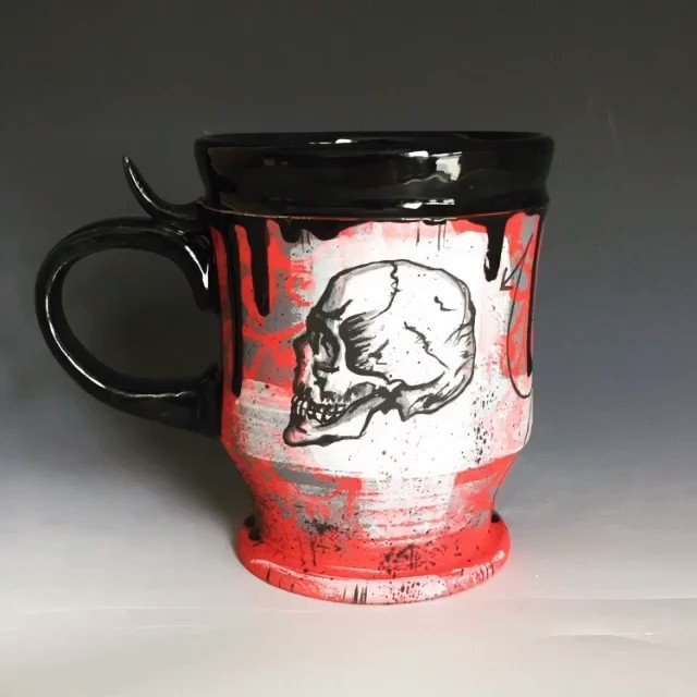 RT @youngy03 - Graffiti RIOT Mugs, Tumblers & Yunomis available at bit.ly/2IJGLpx  shipping worldwide tomorrow! #BigArtBoost #artistprobs #Ceramics #CeramicCups #HandmadePottery #WheelThrown #RIOT
