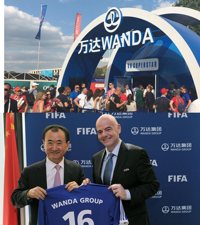 pipob69's tweet image. 7 จาก 19 สปอนเซอร์ของ #WorldCup2018 มาจากจีน Wanda, Vivo, Hisense ฯลฯ ทั้ง ๆ ที่ใน #WorldCup2014 มีสปอนเซอร์จากจีนแค่เจ้าเดียว เป็นเพราะทางการสหรัฐฯ ฟ้อง #FIFA ข้อหาฉ้อโกง ฟอกเงินเมื่อปี 2015 ทำให้สปอนเซอร์หลักถอนตัวไปเยอะ econ.st/2Kfb1fY