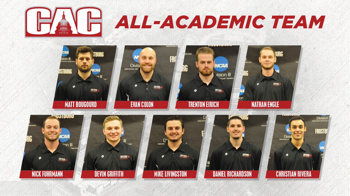 Frostburg_BB's tweet photo. Congratulations to our 2017-18 @cacsports All-Academic selections! π https://t.co/7wKaUZRBMF