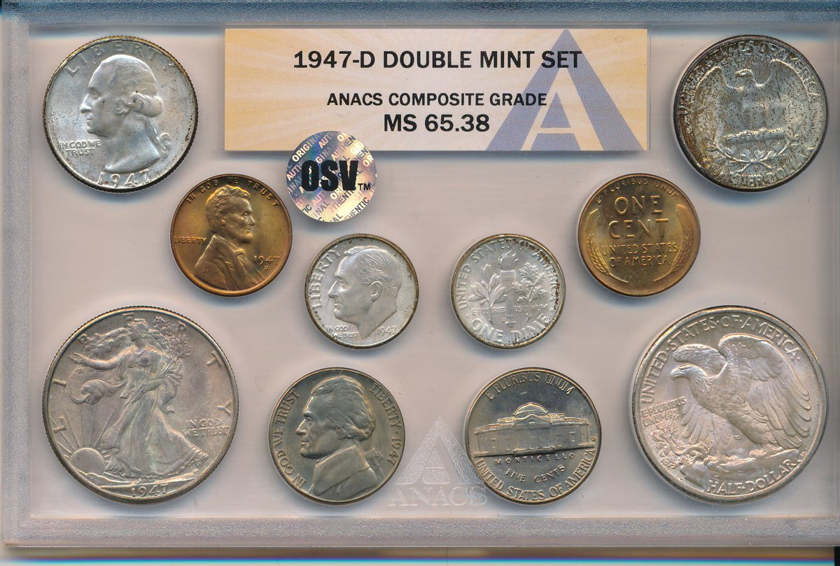 CollectorCorner's tweet photo. Complete Gem Quality 1947 Mint Set – First Year of Issue
https://t.co/iRkUl50EMX
#CollectorsCorner #Online #Coin #Marketplace #CoinsForSale #ANACS #FirstYearofIssue #MintSet #CoinSet #ModernCoins #Numismatic #Collectors https://t.co/s3IyI0Qtdm