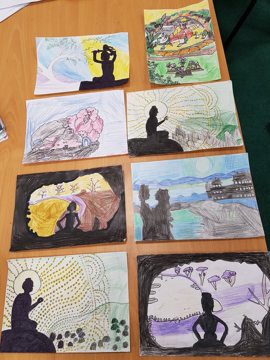 LangwathbyCe's tweet image. Just a few of the lovely things Year 5 and 6 have created for #multiculturalweek