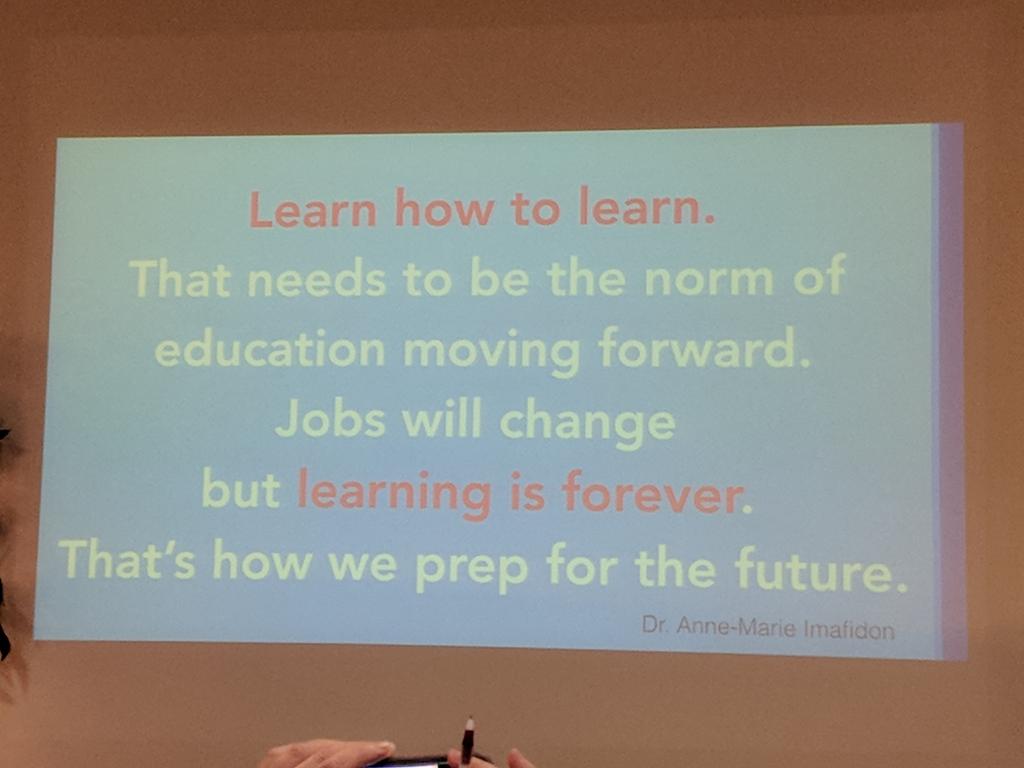 kmclaughlin158's tweet photo. This pretty much sums it all up. This is our goal. @KristinZiemke #LIM2018 https://t.co/EolL9c74qx