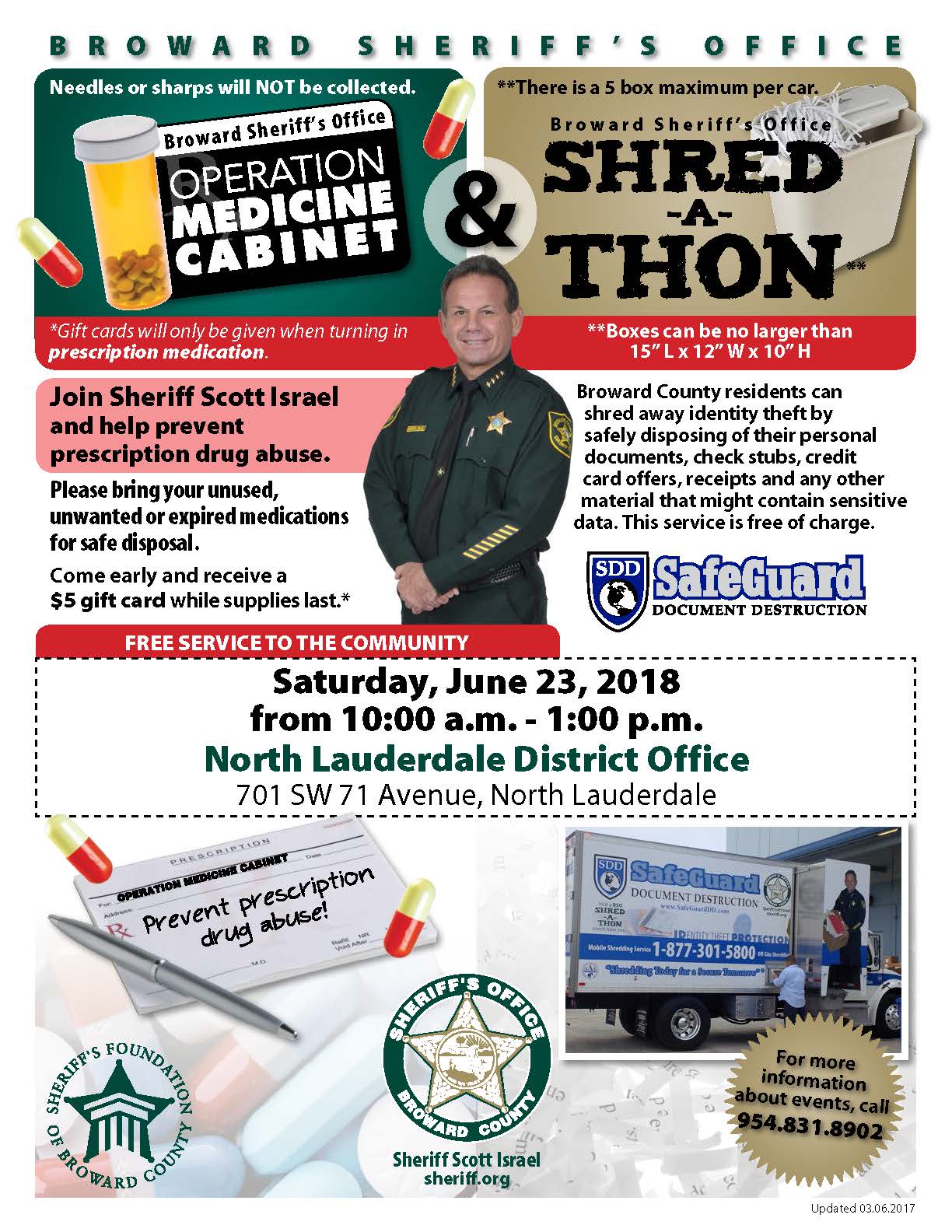Broward Sheriff on Twitter "Join us tomorrow in North Lauderdale for