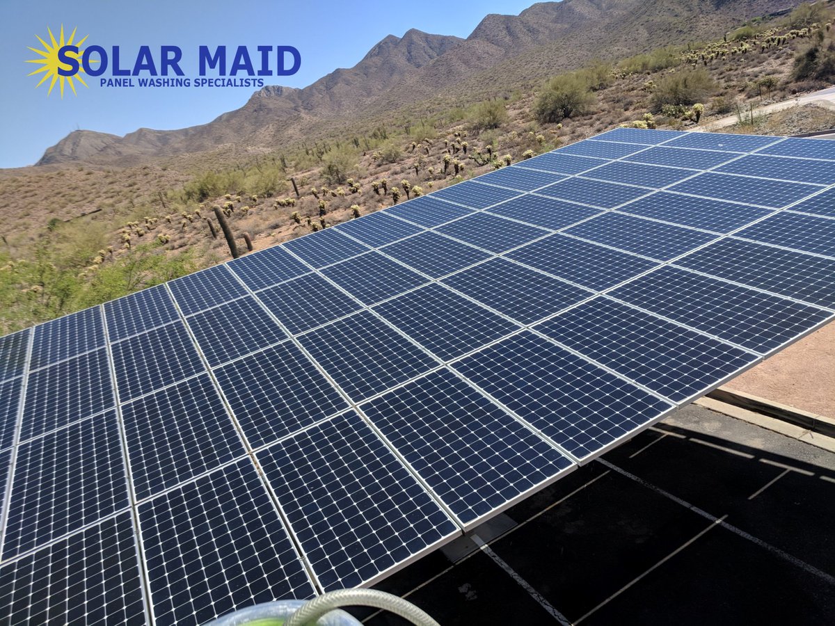 solarmaid's tweet photo. Clean Panels in #Scottsdale, #Arizona!
#solar #SolarEnergy #cleanpanels
https://t.co/SCL2OfF9RE https://t.co/U3HEDQiHTo