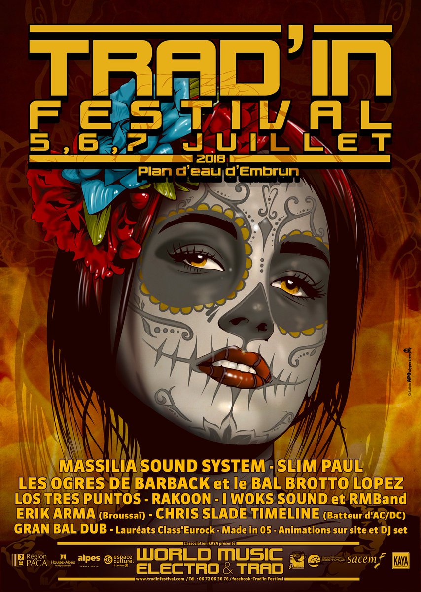 Dans moins de 15 jours c'est la 9ème édition du #tradinfestival au plan d'eau d'#Embrun ! Retrouvez toute la programmation sur tradinfestival.com. #hautesalpes #serreponçon